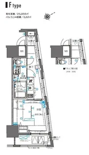 ZOOM横浜桜木町【9階】の間取り