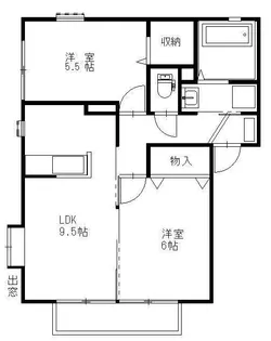 アルシオーネA【2階】の間取り