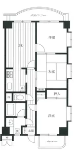セントヒルズ東川口【3階】の間取り