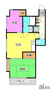 埼玉県狭山市広瀬東2【マンション】の間取り