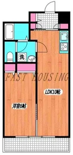 東京都渋谷区幡ヶ谷1【マンション】の間取り