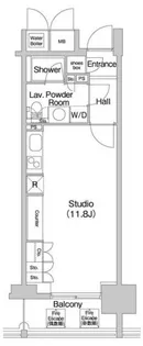 コンフォリア北参道【8階】の間取り