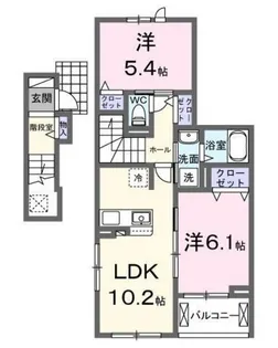 プルプレア【2階】の間取り