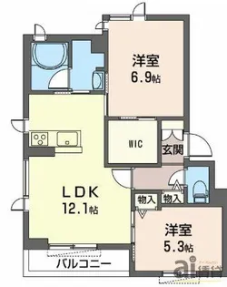 埼玉県志木市本町5【アパート】の間取り