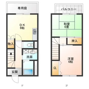 兵庫県尼崎市稲葉荘4【マンション】の間取り
