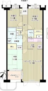 東京都目黒区目黒4【マンション】の間取り