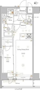 BPRレジデンス浅草【2階】の間取り