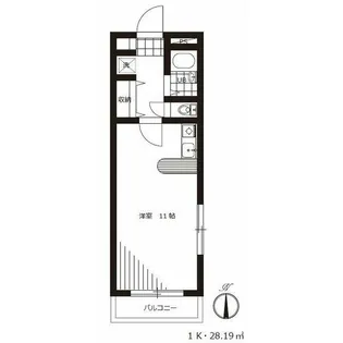 ヘリオス南生田【4階】の間取り
