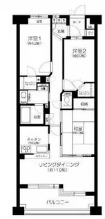 神奈川県川崎市高津区末長1【マンション】の間取り