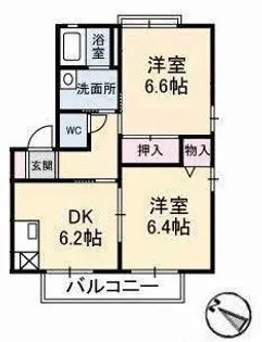 ベルヴェシティー青山 C棟【1階】の間取り