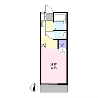 東京都小金井市貫井北町2【アパート】の間取り