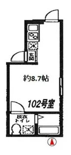 チャーリーズハウス根岸公園【1階】の間取り