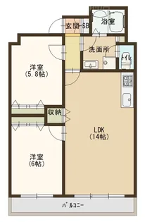セントラルビル【5階】の間取り