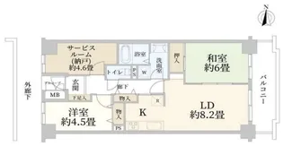 東京都江東区大島9【マンション】の間取り