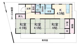 神奈川県厚木市戸田【一戸建】の間取り