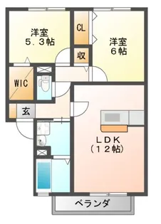 ペルルコート【2階】の間取り