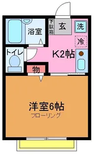 ベルハーモニー【1階】の間取り