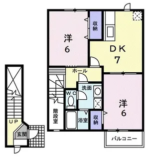 プレシャルマン【2階】の間取り