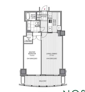 愛宕グリーンヒルズフォレストタワー【3階】の間取り