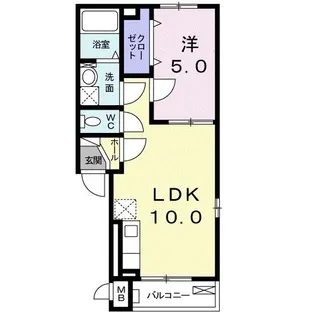 アムール【3階】の間取り