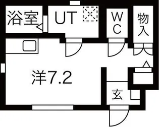 Le Meilleur(ル・メイユール)馬場町【1階】の間取り