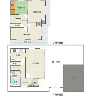 埼玉県狭山市狭山台4【一戸建】の間取り