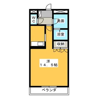 ベル・シャトー【1階】の間取り