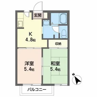 パルク・ポルト【2階】の間取り