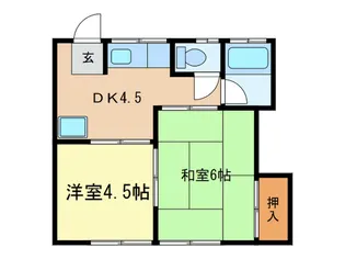 コーポユキ【1階】の間取り
