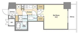 スタイリオ品川大井パークフロント【5階】の間取り