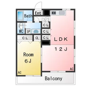 スカイピア山畔【3階】の間取り