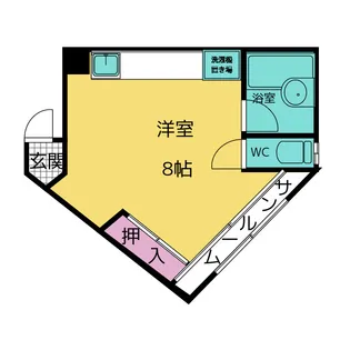 コスモス京和【1階】の間取り