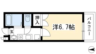 HOLDY北山【2階】の間取り