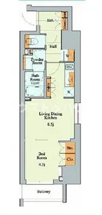 クレストコート大塚【8階】の間取り