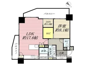 LASANTE五反田【8階】の間取り
