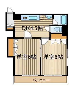 若尾レジデンス【5階】の間取り