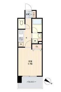 LiveCasa仙台長町【4階】の間取り