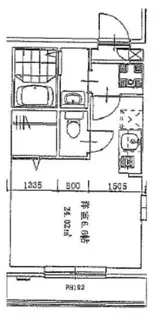 レジデンス東中野【2階】の間取り