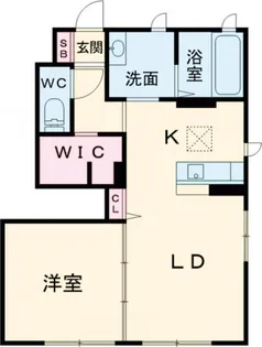 クレセオ ブレス II番館【2階】の間取り