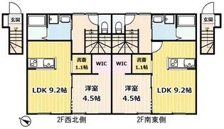 Rメゾン【2階】の間取り