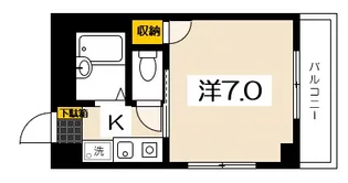 Simple Life 茜【8階】の間取り