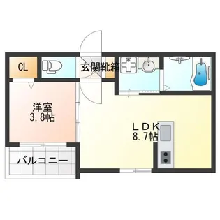 KISHINOSATO ST【2階】の間取り