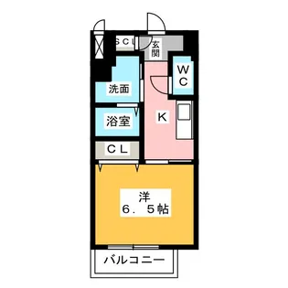 S-RESIDENCE浅間町【8階】の間取り