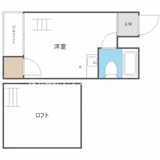 ルミナス福島【5階】の間取り