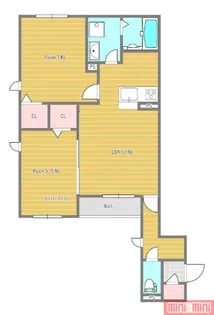 シャーメゾン レーヴ【2階】の間取り