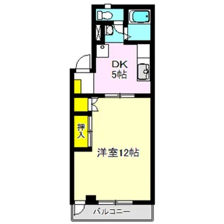 サンコーポ吉井【3階】の間取り