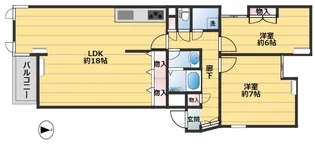 パインヒル落合【2階】の間取り