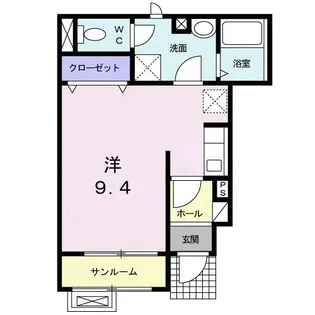 プラシード・N【1階】の間取り