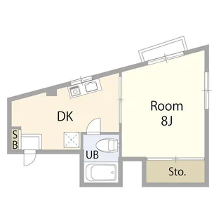 カーサモンタナ【2階】の間取り
