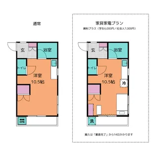 ハイツ浅野【1階】の間取り
